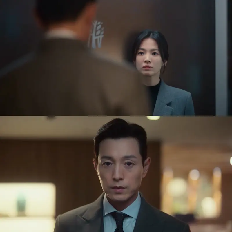 Jung Sung-il and Song Hye-kyo in The Glory episode 10