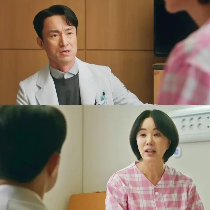 Kim Byung-chul and Uhm Jung-hwa in Doctor Cha Episode 15