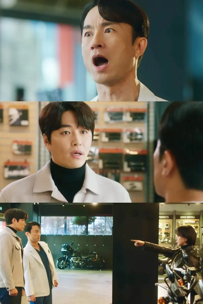 Kim Byung-chul, Min Woo-hyuk and Uhm Jung-hwa in Doctor Cha Episode 15